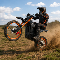 Moto électrique tout-terrain Y-1 17 pouces, stock entrepôt UE/US, 72V 4500W 22.5AH, 80KM/H, autonomie 120KM, pour adulte