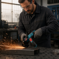Mini-meuleuse d'angle sans fil, sans balais, rechargeable au lithium-ion, portable, pour la découpe, le polissage et l'élimination de la rouille