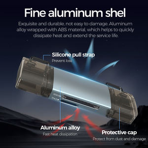 OEM Custom Dual Slots USB 4,0 Tipo C a Micro SD Card Adapter Lector de tarjetas de memoria para <span class=keywords><strong>MicroSD</strong></span>, <span class=keywords><strong>SDHC</strong></span>, Compatible con Laptop, PC - Product Image 6