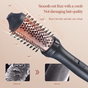 Cepillo Eléctrico para el Cabello con Cerámica y Temperatura Constante, Peine Alisador y Rizador para Cabello Seco al 80% o Más - Product Image 4