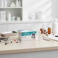 Kit de test de grossesse pour chien réutilisable en une étape Petcare ALICE01 avec technologie Relaxin pour usage en clinique vétérinaire