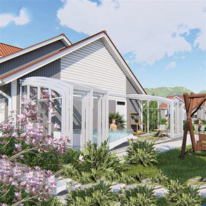 Cubierta Móvil Personalizada <span class=keywords><strong>para</strong></span> Piscina, Cubierta Telescópica Retráctil de Policarbonato <span class=keywords><strong>para</strong></span> Exteriores - Product Image 4