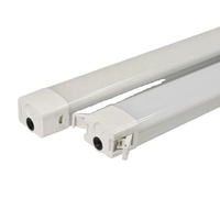 IP65 & IK10 perlengkapan lampu Led Sensor gerak peredupan 120cm 40W tahan air lampu Batten led tri-proof