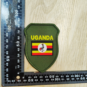 カスタムカラフルデザイナーハットフックアンドループパッチ生地ロゴ縫い付け織りベルクロパッチ（衣類用） - Product Image 4