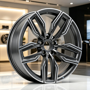 Jantes en alliage forgé monobloc à cinq branches usinées gris canon 19 pouces 8.5J 5x112 pour BMW X5 <span class=keywords><strong>X6</strong></span> modèles SUV tout-terrain - Product Image 2