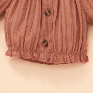 Vêtements élégants pour bébé, ensemble deux pièces tendance, vêtements d'été pour fille - Product Image 4