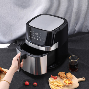 Air Fryer 7L8L Ceramic Coating Electric Smart Multi-Function Oil-Free French Fry Maker Oven Large Capacity Square Design - Product Image 1