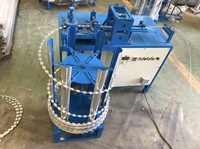 Ligne de production entièrement automatique de machines à fabriquer des fils barbelés à lames de rasoir et des machines à fabriquer des fils barbelés à mailles diamantées