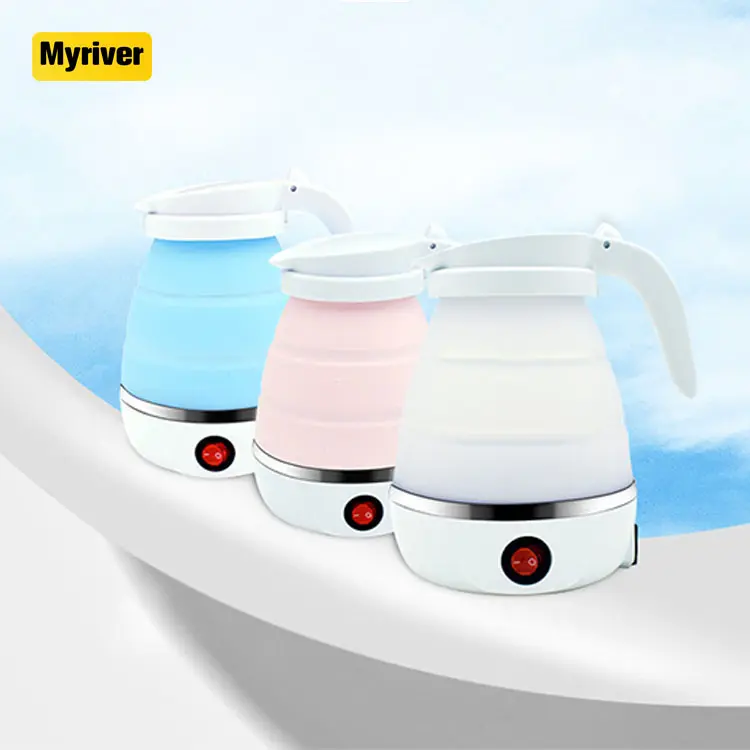 Myriver изготовленный на заказ Лидер продаж Китай дорожная бутылка для воды складной портативный чайник дорожный чайник перезаряжаемый Чайник дорожный