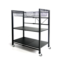 Étagère de rangement de cuisine extensible, support à livres, présentoir métallique thermolaqué, étagère de rangement – Vente chaude