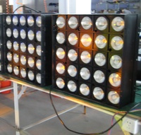 A MENÉ LA lumière De faisceau de Matrice ST-0251 lampe 75Wx5x5 (lampe par 30) d'étape de rangée lumière peut contrôler 25 PIÈCES lampes séparément effet lumière