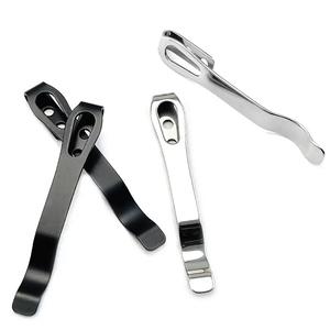 <span class=keywords><strong>Clip</strong></span> de couteau de poche en acier inoxydable en gros étui en acier à ressort avec <span class=keywords><strong>clip</strong></span> de ceinture en métal produit de fabrication de tôle de pliage - Product Image 5