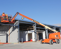 Plateforme de travail mobile écologique 460SJ, hauteur maximale 48m, capacité 340kg, faible bruit, pour travaux de structure en acier de stade