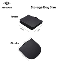 Aitop Vente en Gros Couteau Fourchette Assiettes Glamping Service de Vaisselle Camping en Acier Inoxydable Set de Vaisselle de Pique-Nique Set de Couverts avec Sac
