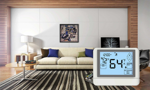 24V thông minh AC Nhiệt Màn hình cảm ứng phòng Lập Trình Nhiệt kiểm soát nhiệt độ với pin - Product Image 5