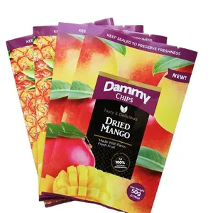 Sachet alimentaire personnalisé snack chips Sacs d'emballage imprimés menton menton Chips de pomme de terre en plastique popcorn Sacs d'emballage pour chips de plantain