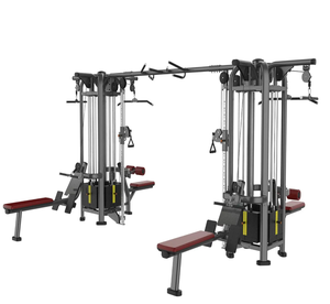 Équipement <span class=keywords><strong>de</strong></span> gymnastique <span class=keywords><strong>Machine</strong></span> en acier à broche <span class=keywords><strong>pour</strong></span> l'entraînement des jambes, du <span class=keywords><strong>dos</strong></span>, <span class=keywords><strong>de</strong></span> la poitrine et des bras <span class=keywords><strong>pour</strong></span> l'exercice <span class=keywords><strong>de</strong></span> <span class=keywords><strong>musculation</strong></span> Multi-Jungle 8P - Product Image 2