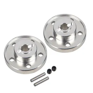 CNC Machined Steering Wheel Spacer Aluminum Polished Short Hub Adapter For Engine