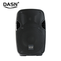 Système audio DASN SCF8AA, enceinte active professionnelle carrée en plastique pleine fréquence de 8 pouces, 320 W, MP3, DJ, scène, home cinéma