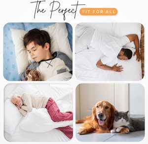 Secado rápido Super absorbente impermeable lavable reutilizable cama Underpad Mat incontinencia cama Pee cachorro entrenamiento Pad 4 capas Utopie - Product Image 6