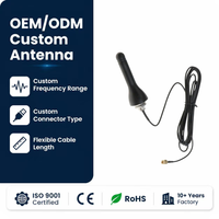 Antenne omnidirectionnelle verticale polarisée en acier 3-5dBi VSWR 1.5 Multi-bandes 700-2700MHz 868 915MHz 4G WiFi à fixation murale extérieure