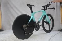 Vélo de contre-la-montre en fibre de carbone T800, transmission électronique sans fil WheelTop 2x12, vélo de triathlon de contre-la-montre, jeu de roues à disque aérodynamique, 700C