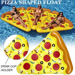 Nouveau style personnalisé : Grand matelas flottant gonflable en PVC jaune pour adultes, idéal pour les fêtes au bord de la piscine, accessoire photo - Product Image 4