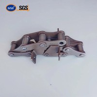 Chaînes agricoles DIN ISO pour machines agricoles, équipement de ferme, moissonneuse-batteuse, rouleau à riz, tracteur, transmission