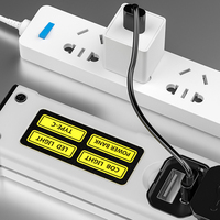 Linterna Helius Nueva Multifuncional LED de Alta Potencia, Recargable Tipo-C, Mini Linterna de Emergencia para Exteriores