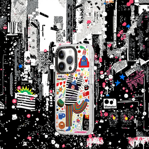 Happy Girl Cartoon para Phone 15promax Funda para iPhone 14/13Pro 13 Girl 12/11 Hecho de material de PC - Product Image 3