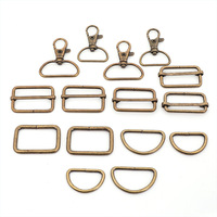Boucles pour chien de différentes tailles personnalisées, fermoir à déclenchement pivotant en métal, crochet pivotant, fermoir à pression pour sac à main, accessoires en cuir