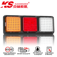 Luz Trasera LED de 280 mm de Alta Resistencia de 12 V 24 V, 97 LED, Luz de Freno, Direccional y de Reversa, Homologada por ECE, CCC y DOT para Vehículos Comerciales