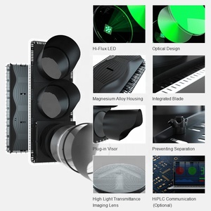 Semáforo de 300 mm, AC220V, Rojo, Verde, Amarillo, Señal de Parar y Continuar, con Carcasa Metálica - Product Image 5