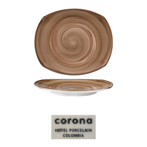 Assiette plate Artisan Coffee 29,5 × 25,4 cm rectangulaire Corona Pp1606722912 - Product Image 4
