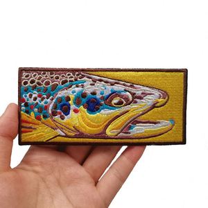 Patch brodé en chenille de haute qualité avec logo animal, thermocollant, personnalisé, pour vêtements - Product Image 1