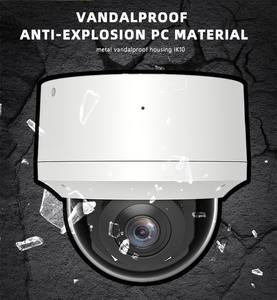 كاميرا أمان 4MP POE PTZ بزاوية و إمالة للرؤية الليلية بااتجاهين كشف حركة الصوت في الهواء الطلق كاميرا أمان IP CCTV - Product Image 6