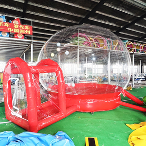 Plateforme de saut gonflable transparente en PVC pour enfants, matelas pneumatique pour aire de <span class=keywords><strong>jeux</strong></span> extérieure, fête dans la cour, gonflable - Product Image 2