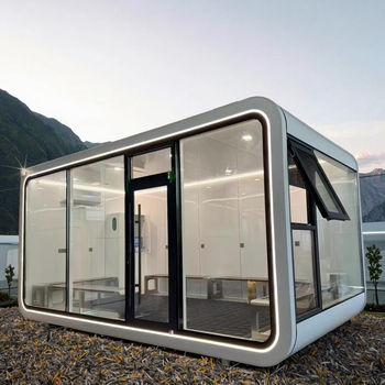 Durable Steel Sandwich Panel Container for Coffee Apple Cabin Capsules Houses Villas Offices Apartments Hotels Home Offices