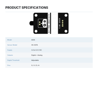 Module de capteur de flamme infrarouge, sortie analogique numérique réglable, carte de détection d'incendie pour projets de sécurité robotique Arduino