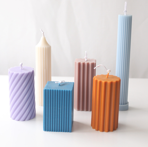 Creative Aromatherapy Candle <strong>Plastic</strong> <strong>Mold</strong> <strong>Plastic</strong> Acrylic Candle <strong>Mold</strong> With Vertical Thread - Product Image 2