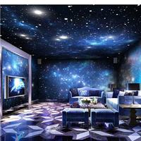 Modern 3D langit berbintang Wallpaper tiga dimensi latar belakang langit-langit untuk Hotel Internet Cafes KTVs ruang kapsul desain Mural