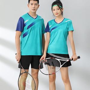 <span class=keywords><strong>Traje</strong></span> <span class=keywords><strong>de</strong></span> bádminton transpirable seco, jersey <span class=keywords><strong>de</strong></span> <span class=keywords><strong>tenis</strong></span> <span class=keywords><strong>de</strong></span> mesa <span class=keywords><strong>de</strong></span> manga corta para hombres y mujeres, ropa <span class=keywords><strong>de</strong></span> <span class=keywords><strong>tenis</strong></span> <span class=keywords><strong>de</strong></span> mesa negra y roja para niños - Product Image 6