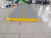 Piste de tumbling gonflable 8mX2mX20cm, piste d'air utilisée pour les clubs de cheerleading, les gymnases, les studios de danse, les programmes mobiles, la maison