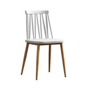 Bar Stool And Dining Set Commercial Used Table Modern Wood Cafe 4 Metal Leg Armless Restaurant Chair