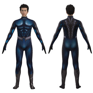 Combinaison de cosplay Aquaman Arthur, couleur Neptune, pour homme adulte, costume de scène avec étiquette - Product Image 2
