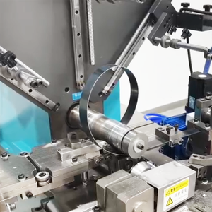 Máquina automática de laminación de tubos centrales de malla de diamante metálico para filtro de polvo componente de núcleo de motor filtro de aceite <span class=keywords><strong>Santer</strong></span> Pipe Metal - Product Image 3