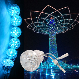 Shiji Ngoài Trời Tùy Chỉnh 24V Trang Trí 60Mm Thông Minh Vui Chơi Giải Trí Pixel Đèn Lập Trình Pixel Kỹ Thuật Số LED Điểm Nguồn Ánh Sáng - Product Image 3