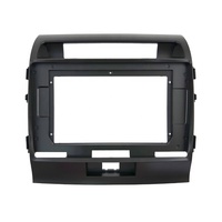 Cadre Radio de tableau de bord d'usine pour Toyota Landcruiser 2007-2015 lecteur DVD de voiture Android avec Kits d'installation facile Fascia