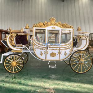 Calèche royale électrique personnalisée pour mariage avec structure en acier pour transport spécial - Product Image 6