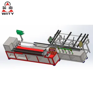 Tagliatrice automatica del nucleo del tubo della carta di due alberi con carico e scarico